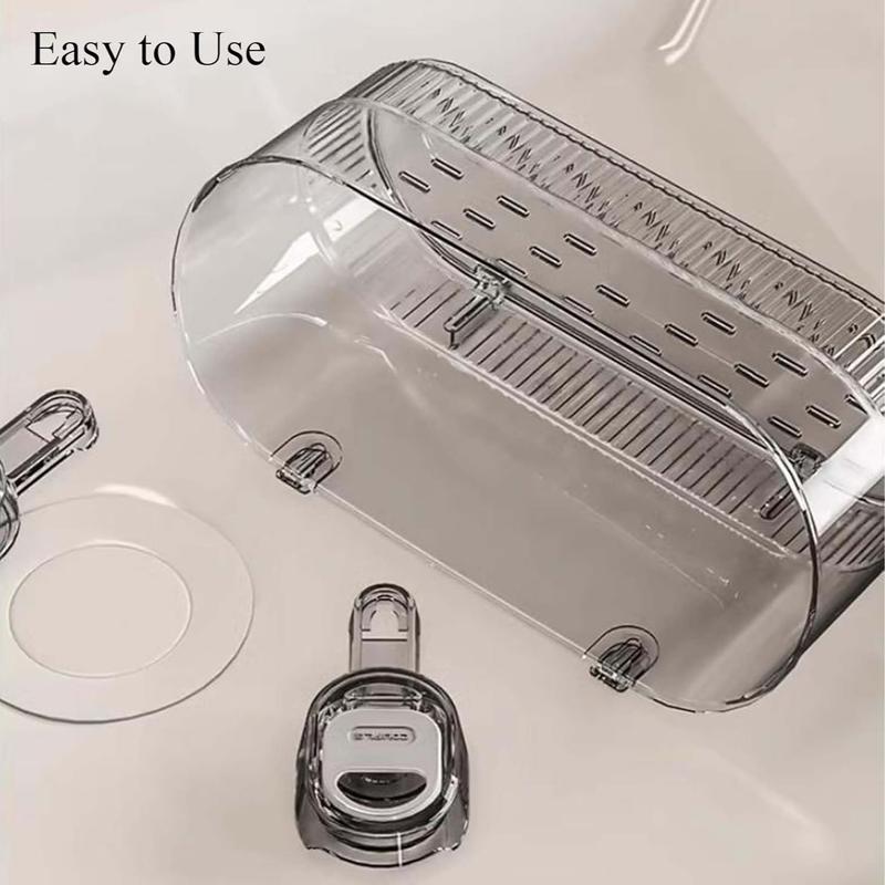 🧖‍♀️ Turn Your Bathroom into a 5-Star Spa! ✨ Aesthetic Clear Shower Caddy & Organizer Shelf | Strong Suction Cups, No Drilling, Dorm Essential, Bathroom Shower Organizers