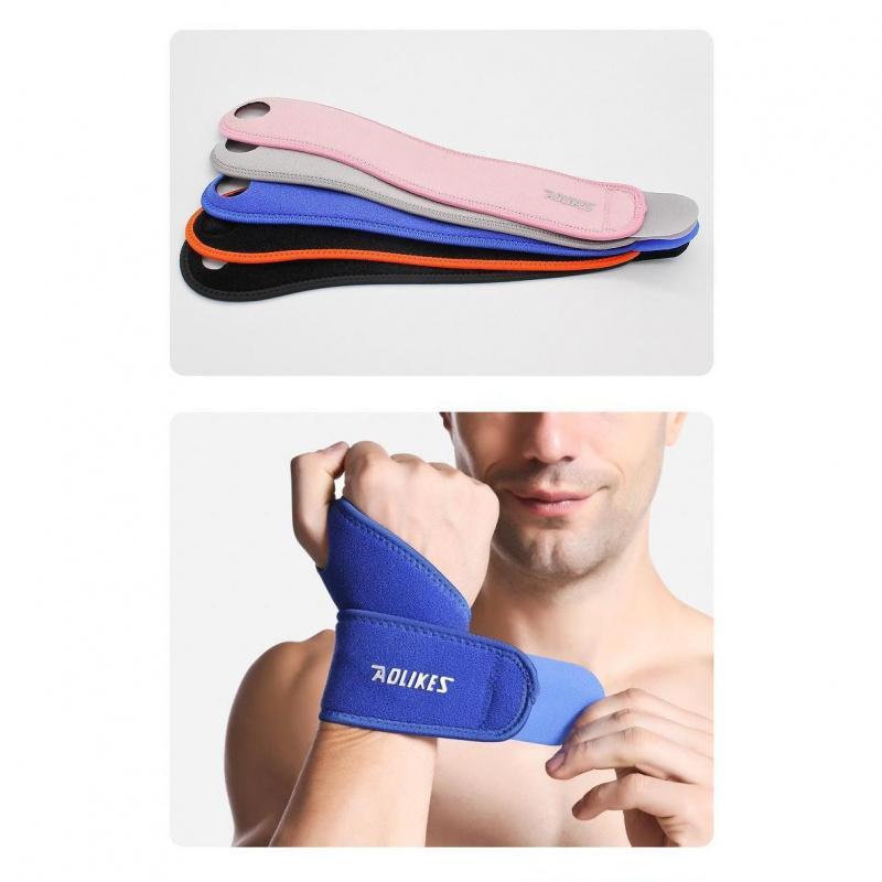 2 Pcs Wrist Compression Strap and Wrist Brace Sport Wrist Support for Fitness, Weightlifting, Tendonitis, Carpal Tunnel Arthritis, Pain Relief-Wear Anywhere-Adjustable