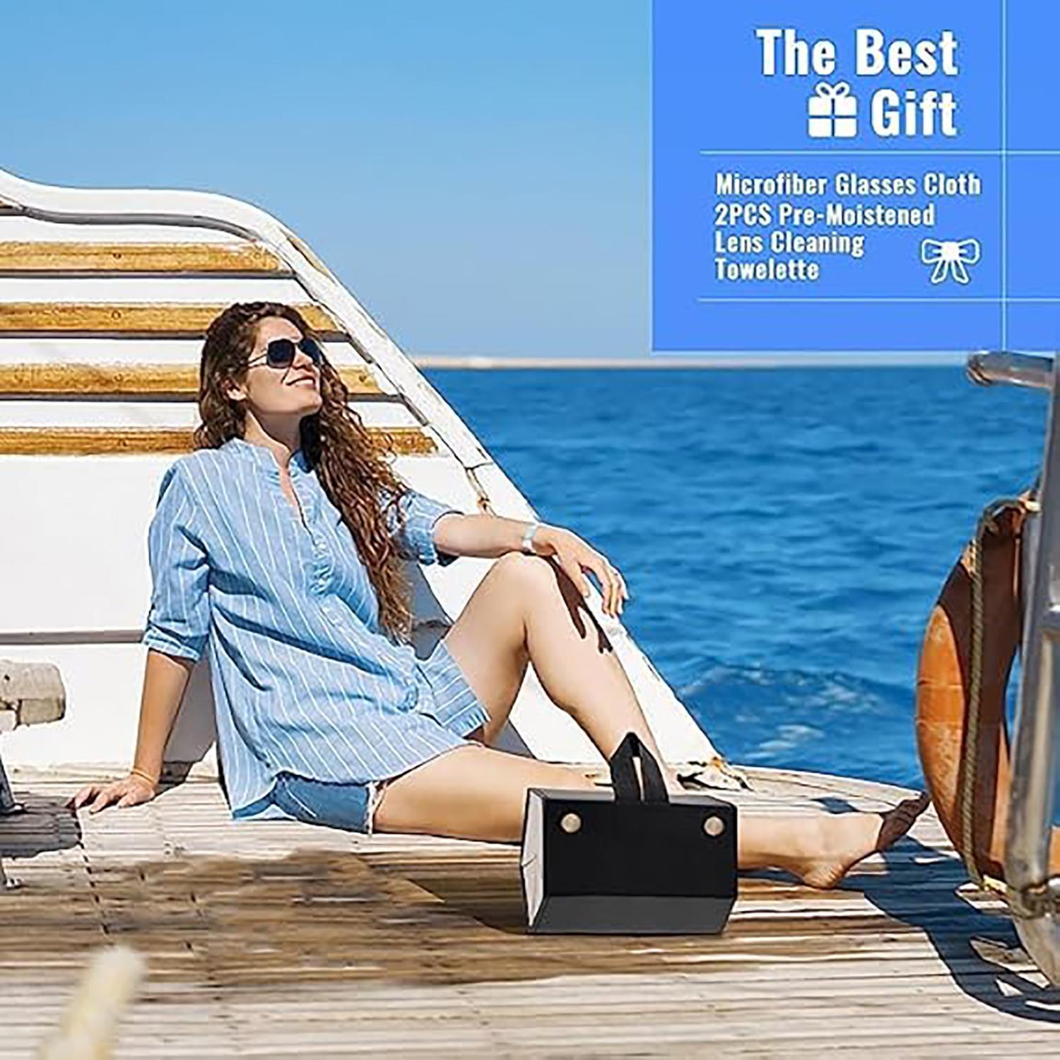 Glasses storage box, multi-compartment sunglasses case, foldable, multi-layer, large-capacity portable glasses case, Portable Sunglasses Organizer