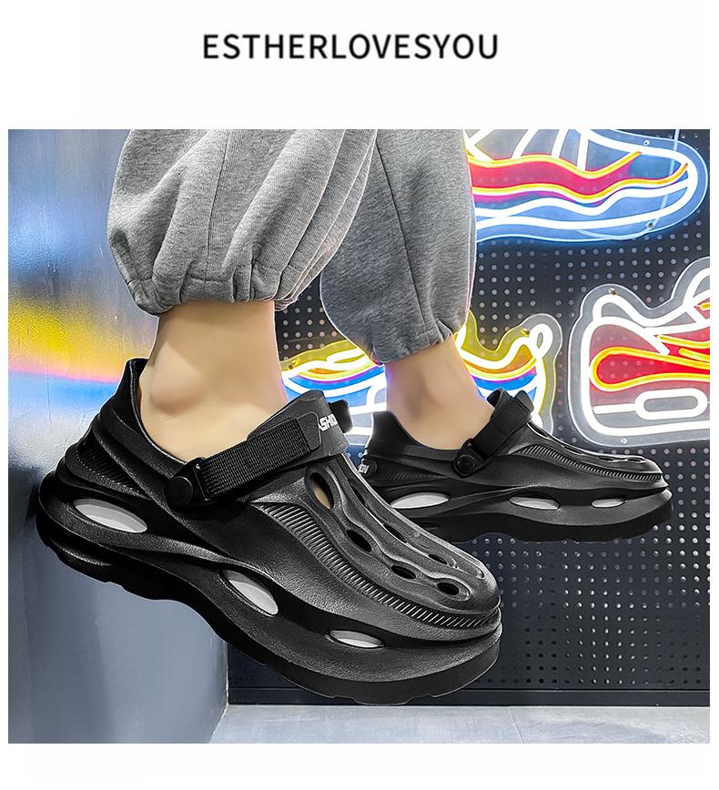 2-in-1 Slides & Clogs |     Perfect for Beach, Pool, Street Wear