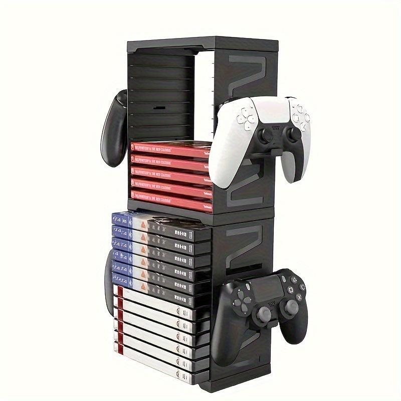 3-layer Game Controller Stand & Headphone Stand, Storage Stand For PS5 S4 Controller, Controller Holder Headset Stand Gaming Accessories, Headphone Hanger