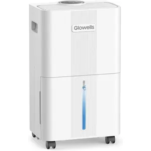 1600 Sq.ft Dehumidifiers for Home, 21 Pints Dehumidifier with Drain Hose for Basement, Smart Humidity Control Moisture Removal, 3 Operation Modes for RV, Bathroom, Bedroom