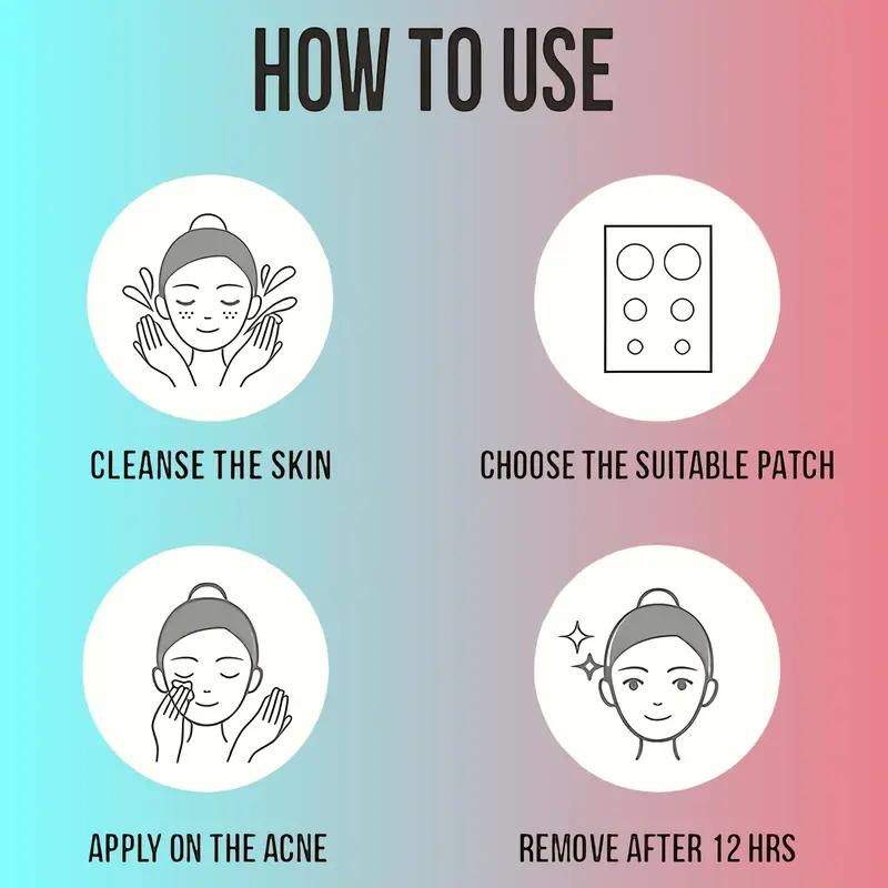 480 Pcs Hydrocolloid Pimple Patches for Face, Hypoallergenic Acne Spot Stickers with Tea Tree, Salicylic Acid and Cica Oil in Cute Colorful Star Shapes