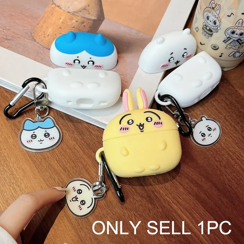 1 Nanka Chiisakute Kawaii Yatsu headphone case,Cute wireless Bluetooth earphone case, drop resistant, durable and stylish accessory, suitable for AirPods pro3/1/2/3/4/pro/pro2, Headphone Accessories(Different models may have different shapes)