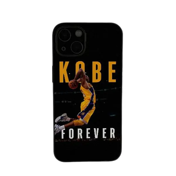 Kobe Bryant phone case, compatible with iPhone 17, 16, 15, 14, 13 12 and Samsung Galaxy S22-26,Luxurious, delicate, and skin-friendly full-coverage phone case.