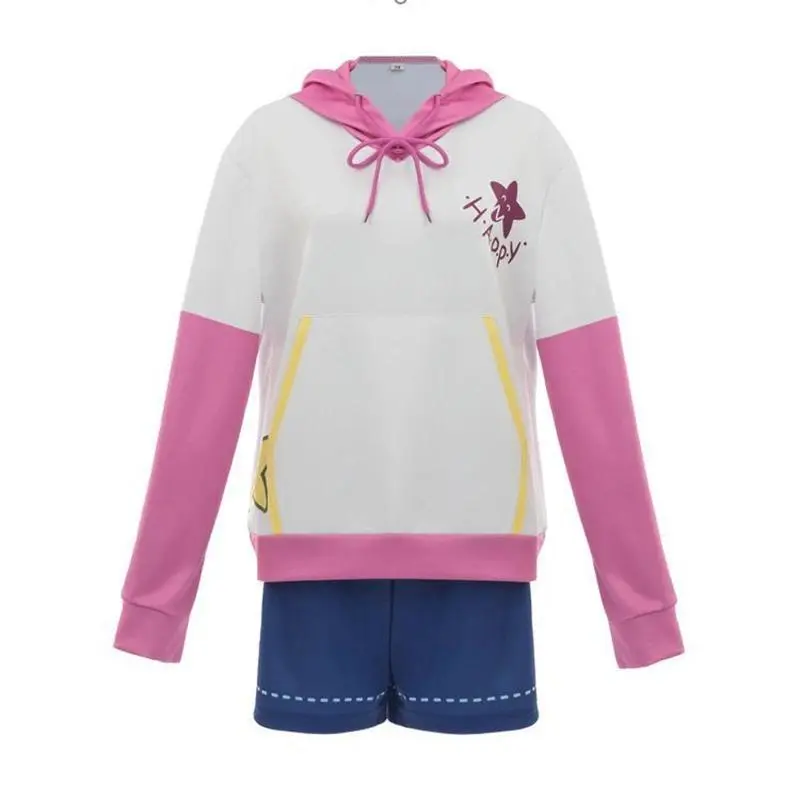 ‌Anime Project SEKAI COLORFUL STAGE Otori Emu‌ Cosplay Costume Women Hoodie Top Shorts Uniform Casual Clothes
