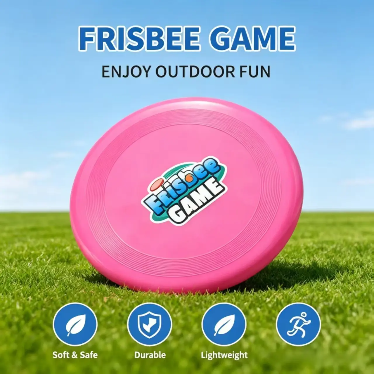 Soft for Kids and Adults, Safe Outdoor Fun Toy for Beach, Park, and Backyard, Durable Design for All Ages