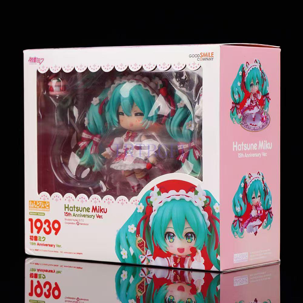10cm GSC Vocaloid Hatsune Miku 1939 15th Anniversary Ver Q clay Japanese Anime PVC Action Figure Toy Game Collectible Model Doll