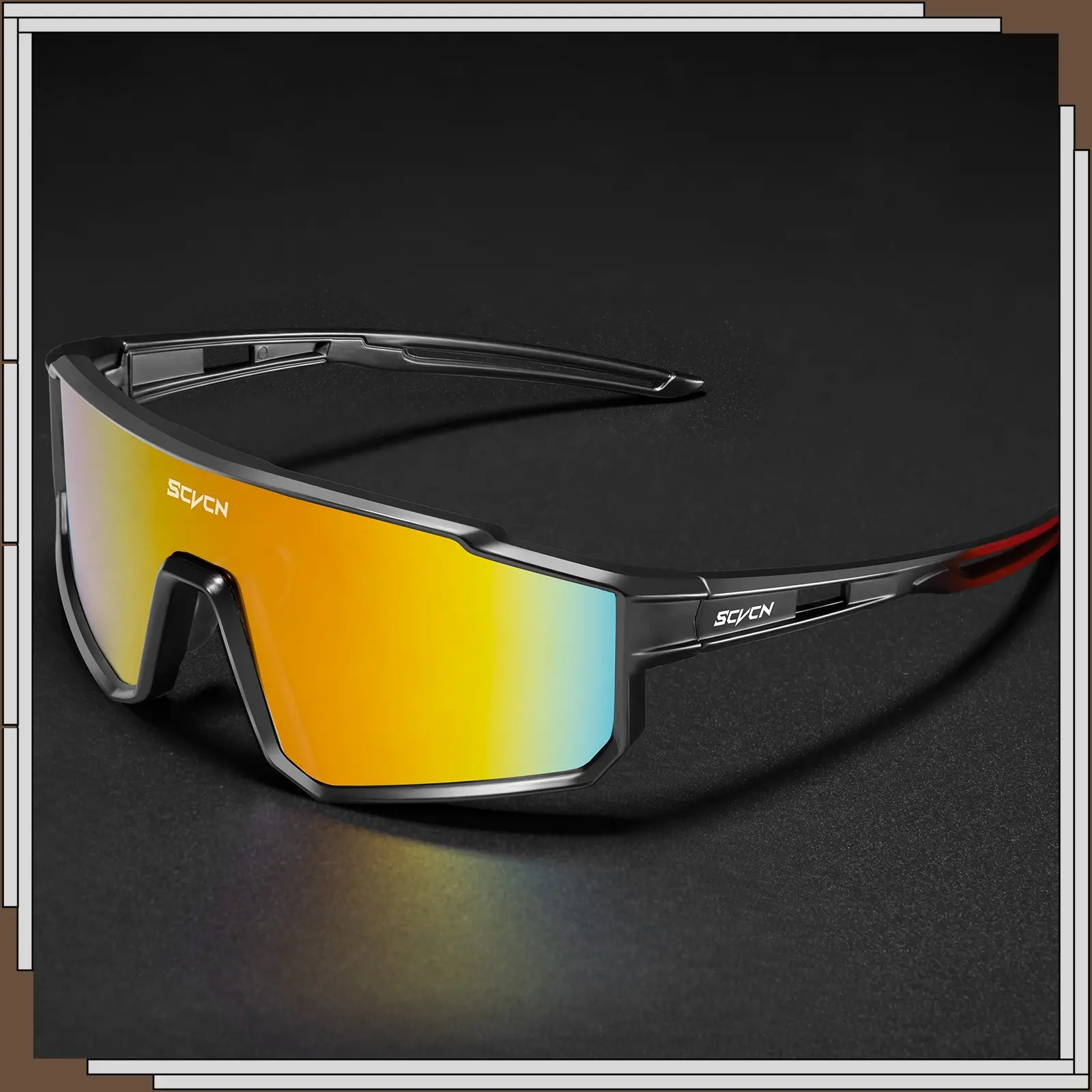 Men's Outdoor Sports Sunglasses - Cool Style for Cycling, Running, Sunny Weather Use