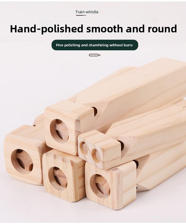 Wooden train whistle