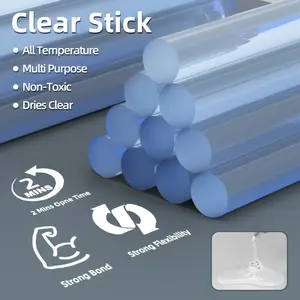10/20/50pcs Premium 15cm EVA Warm Glue Sticks - Universal Compatibility, Multipurpose, and Strong Bonding for Craft, Art, DIY, and Most Gluing Projects - Easy to Use and Store - For Crafters, Artists, DIY Enthusiasts - Perfect Gift for Hobbyists
