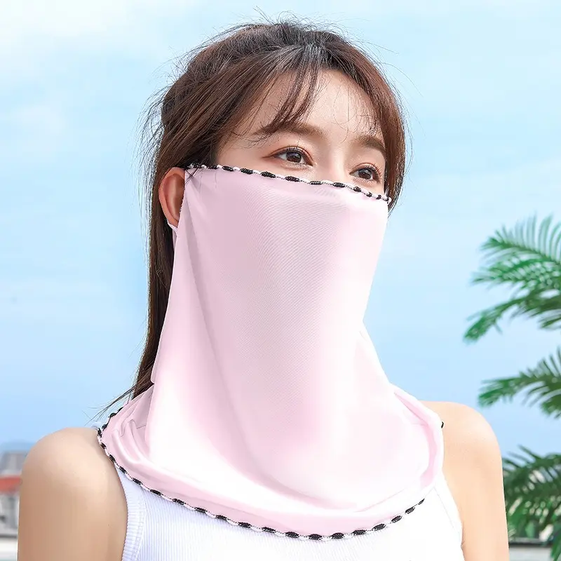 Multiple scarf Breathable cooling UV protection gaiter Sweat-absorbing sports Magic Bandana Ice Silk Cool Neck Head Cover for Men Women outdoors Windproof Face Mask