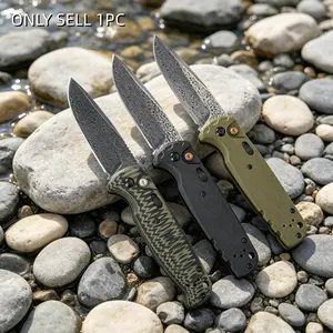 Damascus Steel Blade, Multi-Functional Folding Knife, Pocket Knife, Fruit Knife, Kitchen Tool, Camping Fishing Travel, Christmas Gift, Men's Gift