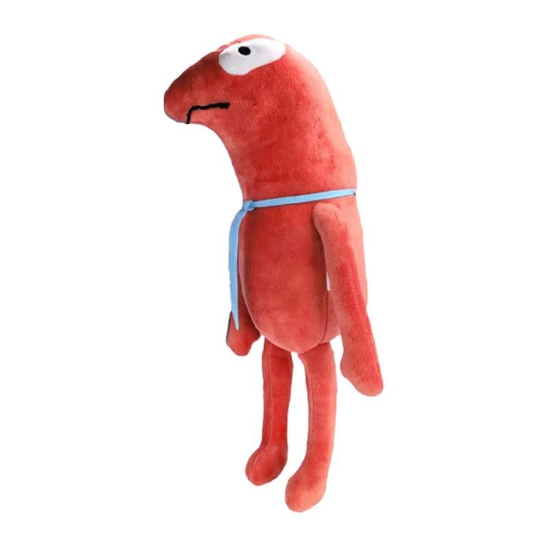 Smiling Friends Red Guy Plush Toy, Soft Meme Character Stuffed Doll, Cute Cartoon Plushie Gift for Fans & Kids