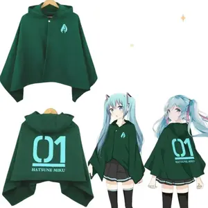 Hatsune Miku anime character peripherals two-dimensional cartoon personality cloak creative warm and cold-proof shawl wholesale