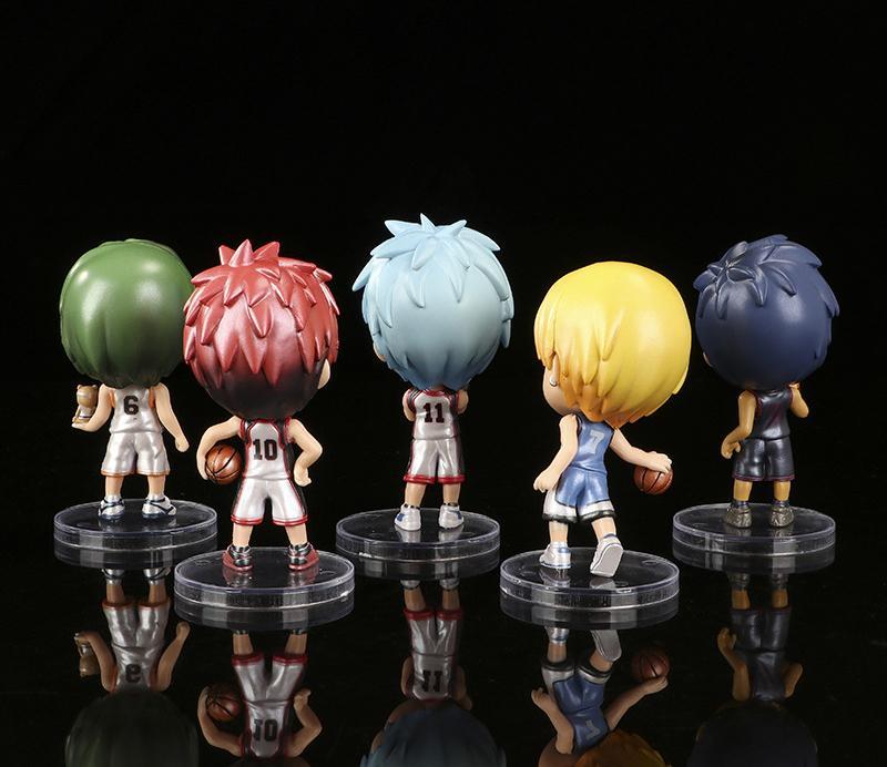 Full Set Anime Kuroko's Basketball Action Figure Kuroko Tetsuya Kagami Taiga Takao Kazunari Model Figurine Toy Boys Gift Pendant