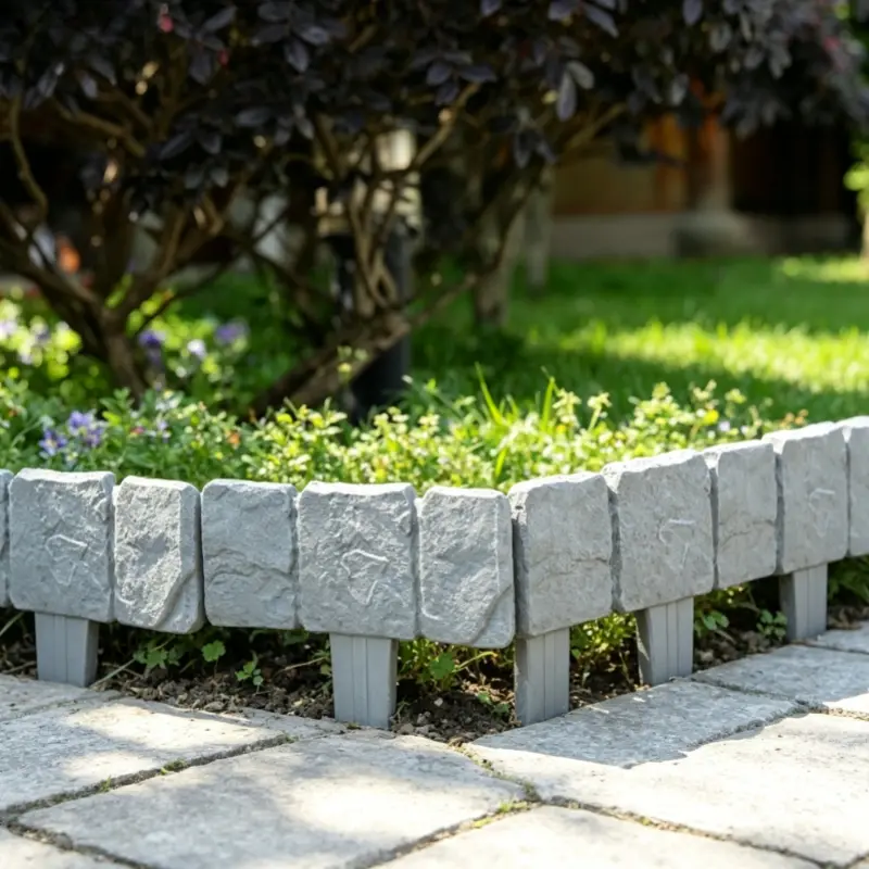 Foldable Plastic Fence for Home Garden, Adjustable Length, Easy to Install, Ideal for Balcony, Lawn, Outdoor Decor