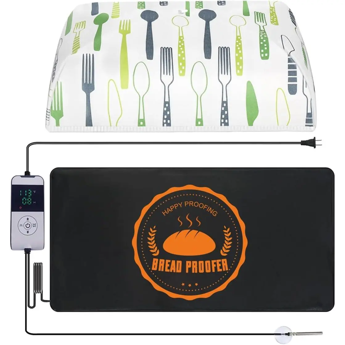 Sourdough Warming Mat Bread Proofer Heating Pad with Temperature & Timer Control  Dough Proofing Mat Warmer for Bread Dough Proofing Yogurt Fermentation