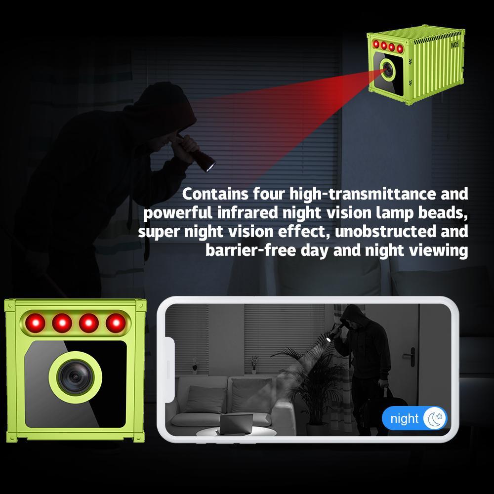 2K Dual-Band WiFi Window Camera, No-Drill Glass Mount, Clear Outdoor View, Color Night Vision, Easy Setup, Compact Indoor Camera for Home & Apartment, Smart Recording Device with 32GB Memory Card