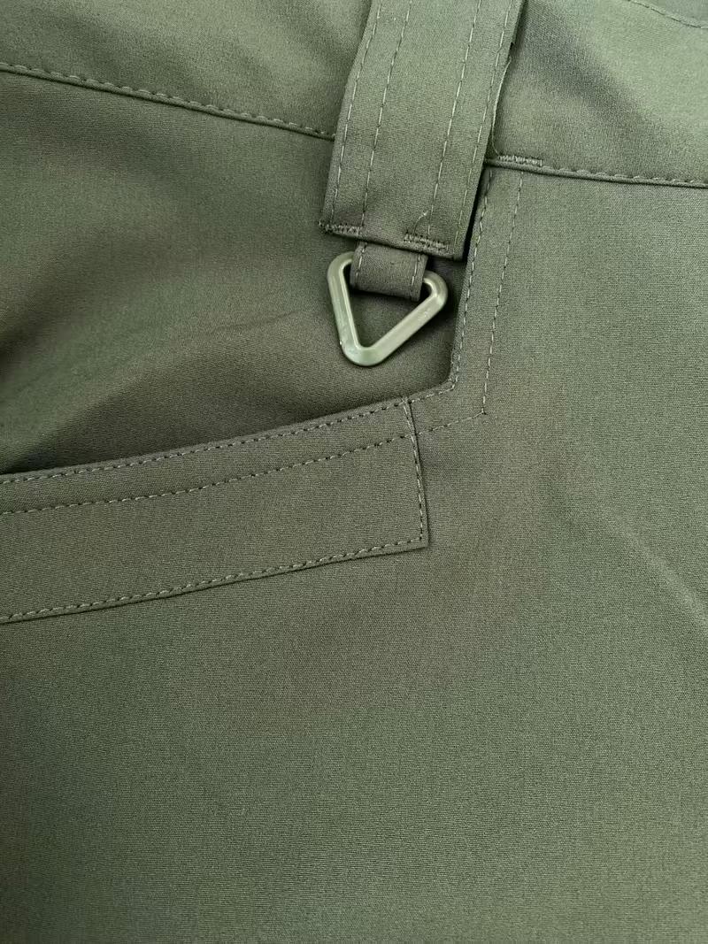 2026 Men's Windproof & Warm Outdoor Military Tactical Pants - Fleece-Lined, Solid Color, Mid-Rise, 320g Knit Fabric (Belt-Free, Multi-Pocket, Regular Fit) |     Fall/Winter Casual Weekend Wear