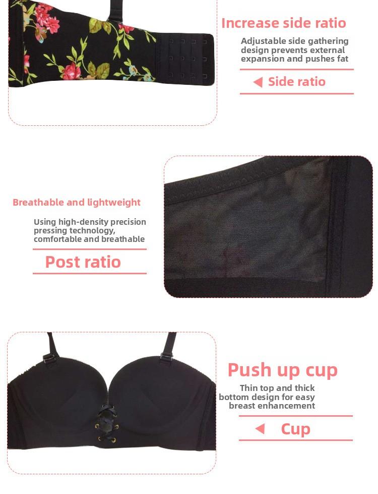 Versatile Half-Cup Seamless Strap Drawstring Wireless Bra for Women Small Chest Push-Up Adjustable Bra with Side Support and Breathable Fabric in Leopard Print celebrite blinds thermal jea abercrombie olivia culp otank gap horseshoe baggurl still sport he