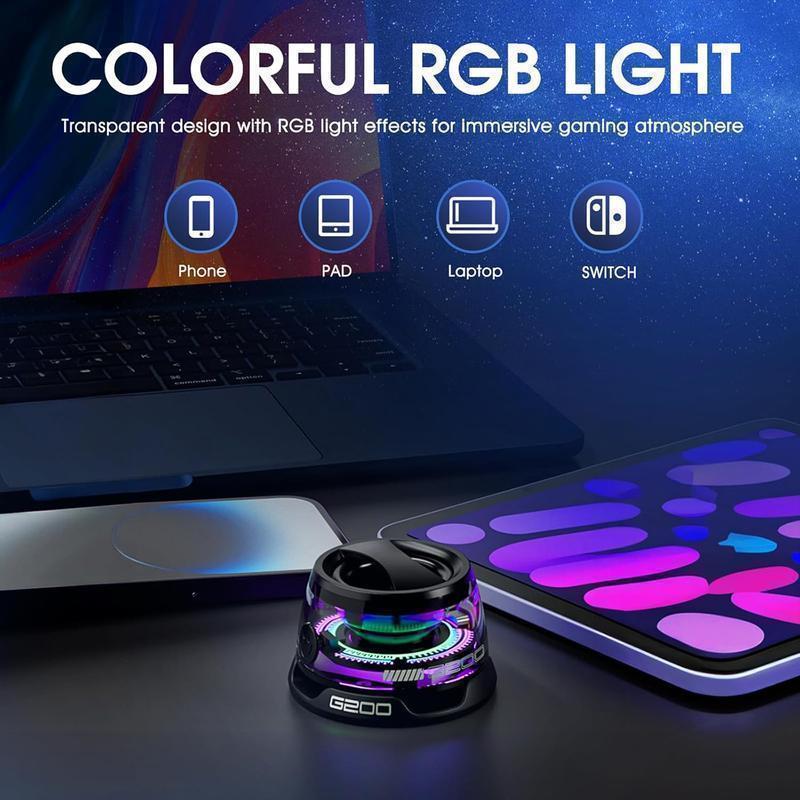 G200 Mini Tool Box Bluetooth Speaker with BT 5.3 Fast Pair, Magnetic Mount & RGB Lights, Portable Metal Design with Lanyard, AUX Input & Clear Audio for TikTok Live & On-the-Go Music Lovers