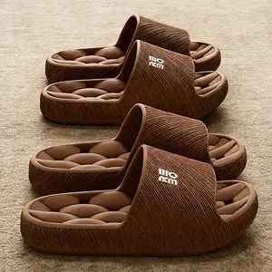 Set of 2, Unisex Cloud Slippers for Men And Women, Featuring a Non-Slip Design, Soft And Quick-Drying EVA Thick Soles, Lightweight And Shock-Absorbing, Breathable Indoor Footwear, Ideal for Home, Beach, And Travel, Suitable for All Seasons.