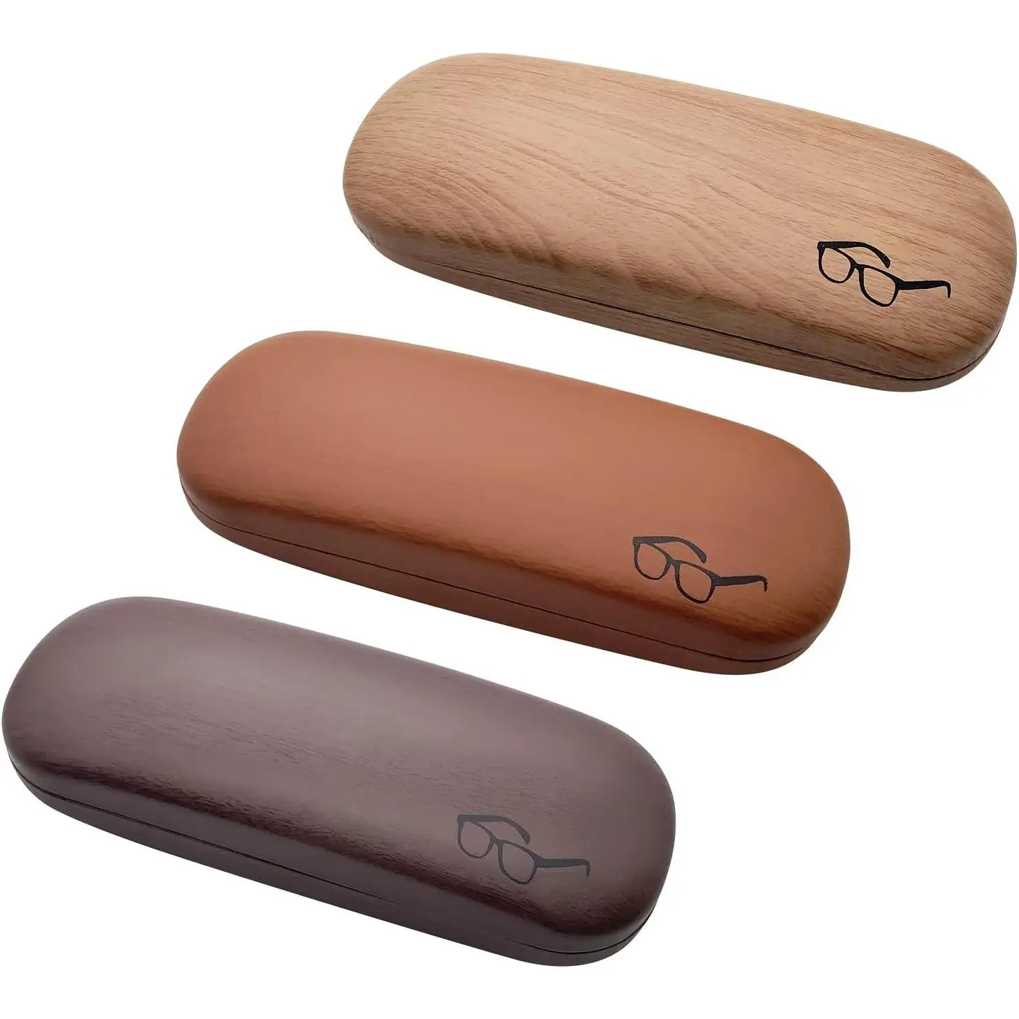Hard Shell Glasses Case, Eye Glass Carry Case for Men Women, 3 Pack Eyeglass Sunglasses Cases