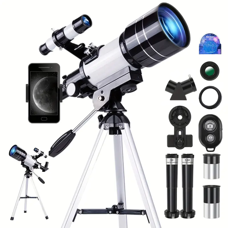 Portable telescope, suitable for camping and hiking, can meet various situations, and is an excellent holiday gift.