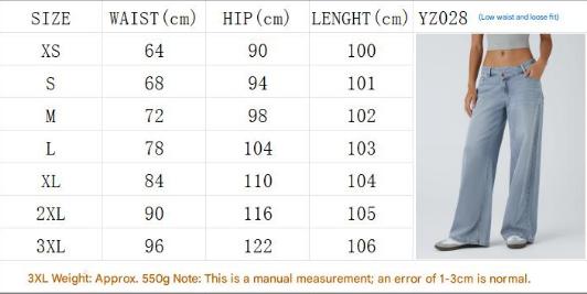 European and American style washed retro straight leg high-waisted wide leg loose drape versatile jeans