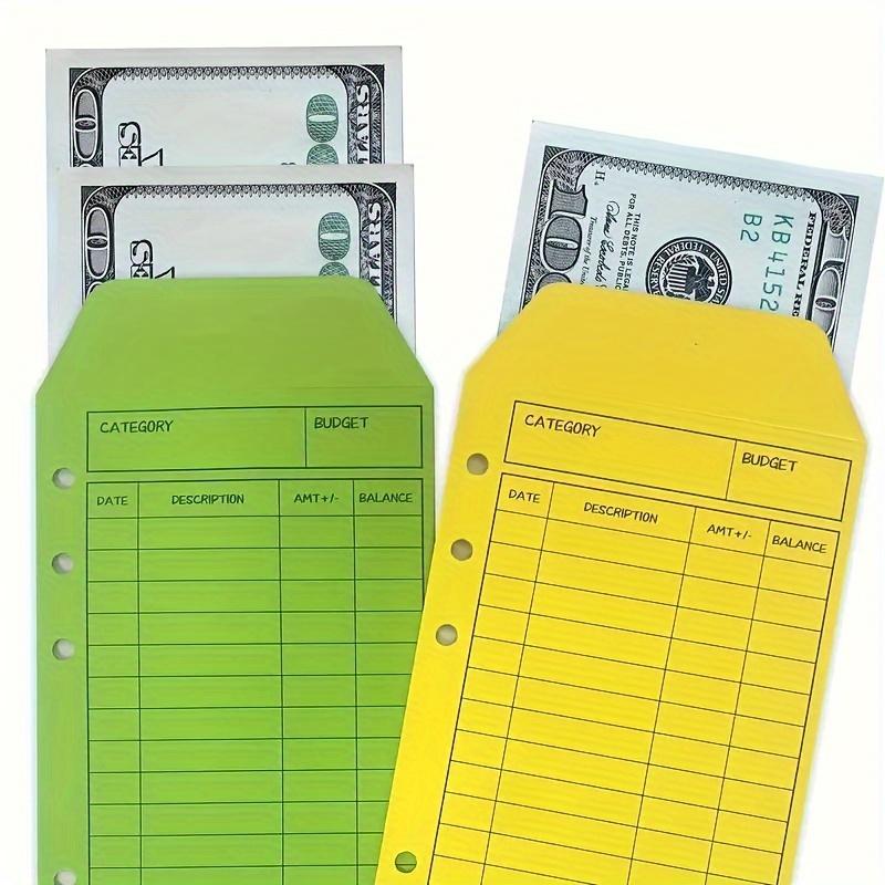 Budget Envelope with Binder, 1 Set Colorful Budget Envelope, Money Saving Monthly Budget Planner, Office Stationery & Supplies