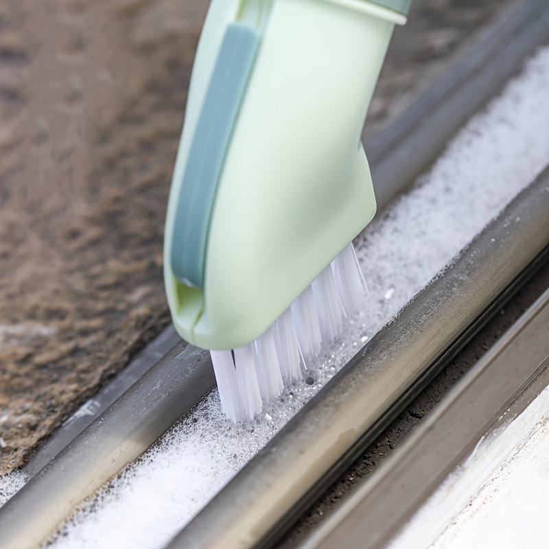 Dead Corner Crevice Brush, 1 Count Wet and Dry Use Cleaning Brush, Household Multi-scene & Multi-functional Cleaning Brush for Bathroom, Toilet Color sent randomly.