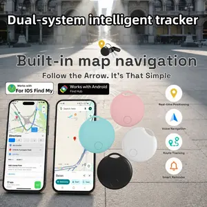 4-Pack Dual System Smart Tag Mini Wireless Tracker, Anti-Loss Locator for iOS and Android, Precise Positioning, Long Battery Life, Ideal for Wallets