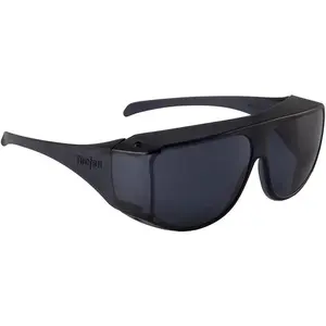 Fit Over Sunglasses, Smoke Color, 100% UVA/UVB Protection; Polycarbonate LensesGift.