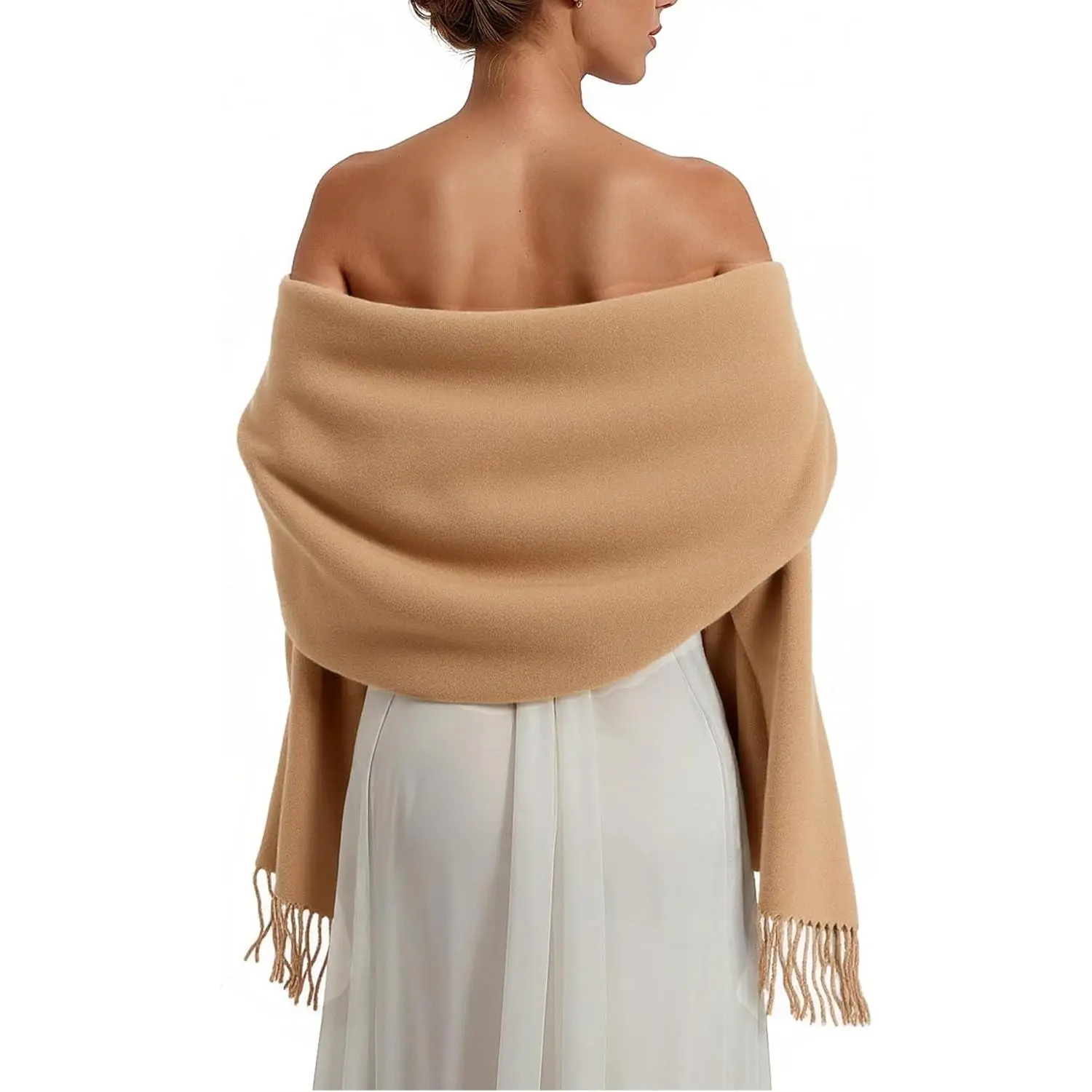 Women's Winter Oversized Wrap Scarf, 78.7"x26.7" Large Shawl for Evening Dress & Warm Blanket Use, Ideal for Daily Life, Christmas, Birthday Occasions, Casual, 26.7 Inches, Female Scarf, Formal Evening Wrap, Great Present For Loved Ones, Blanket Wrap