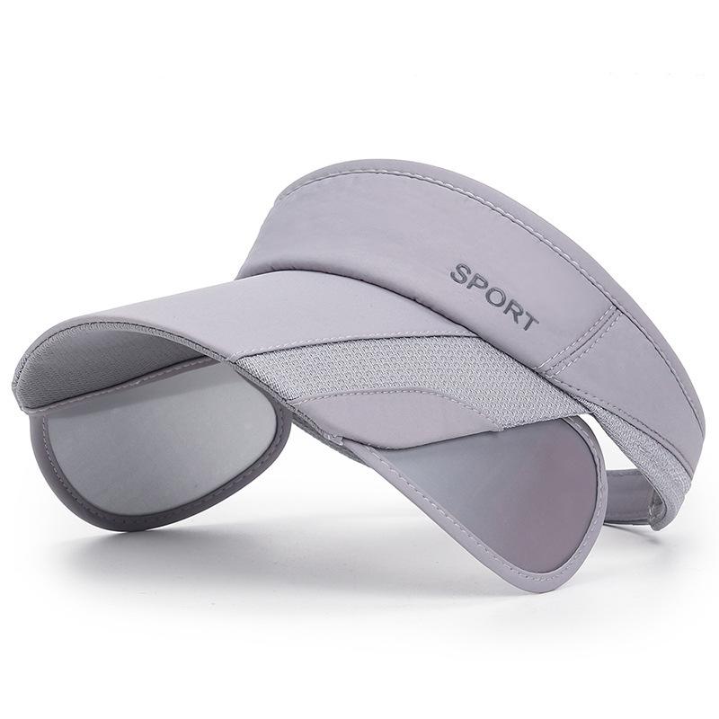 Women's Wide Brim Sun Visor Hat - UPF 50+ UV Protection Open Top Golf Tennis Cap