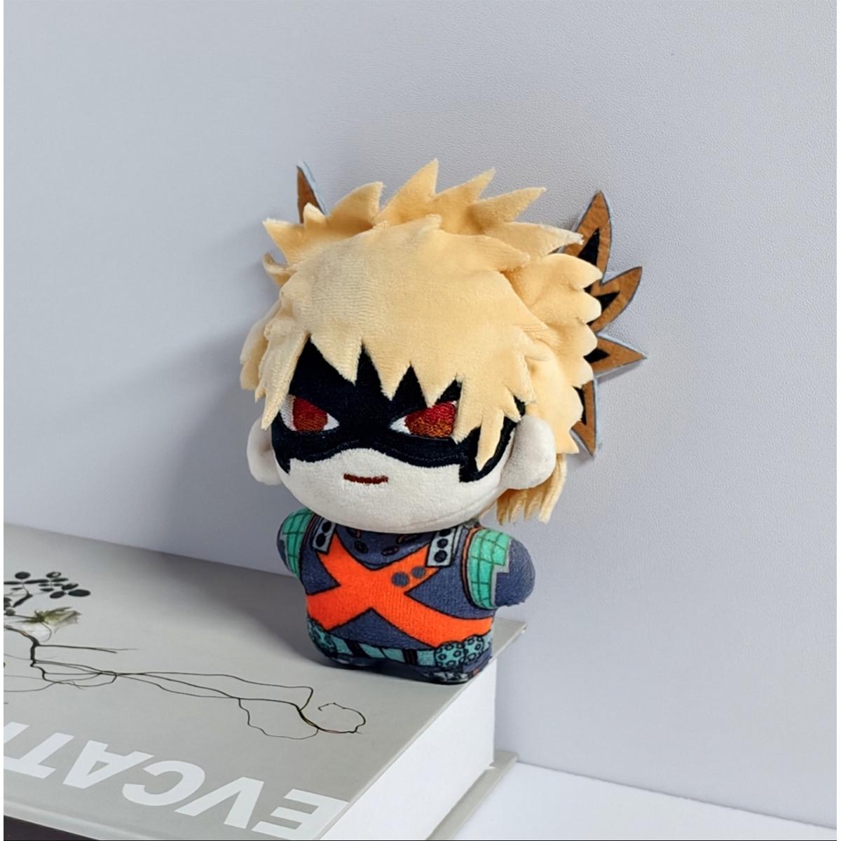 MHA Anime Midoriya Izuku Bakugou Katsuki Plush Keychain Todoroki Shoto Figure Cosplay doll Cartoon Props Stuffed Plush Toys Gift MHA Anime Midoriya Izuku Bakugou Katsuki Plush Keychain Todoroki Shoto Figure Cosplay doll Cartoon Props Stuffed Plush Toys Gift