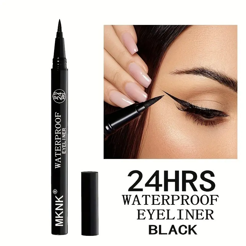 Long-Lasting Waterproof Eyeliner Pen, Sweat-Resistant, No Smudging, Fine Tip, Perfect for Precise Liner Application, Ideal for All-Day Wear, Makeup, Cosmetic