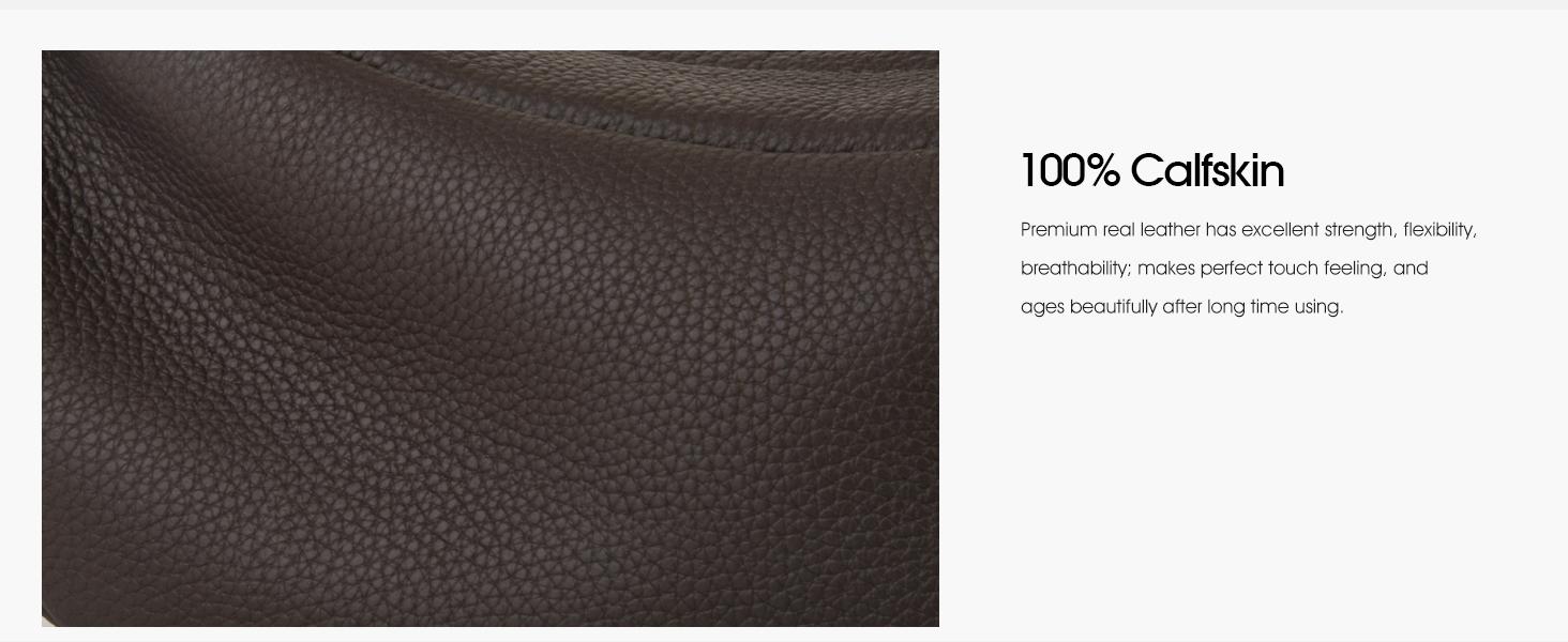 DONNAINSoft leather crescent shoulder bag, simple and fashionable, adjustable shoulder strap, multiple color options, delicate texture, minimalist design, suitable for casual and commuting, 2026 trendy style