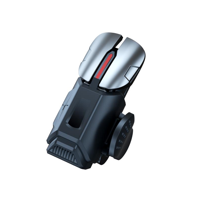 The G21 mobile game trigger is an ergonomic retractable gamepad with auxiliary buttons and mechanical buttons for mobile games handheld gaming console