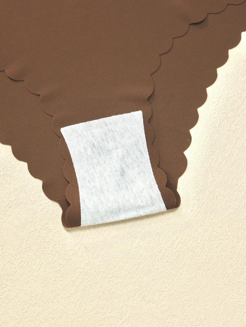 Women's Leopard & Heart Print Underwear Set, Ultra-Thin Seamless Low-Waist Sporty Panties, Quick-Dry Wave Hem Design, All Seasons