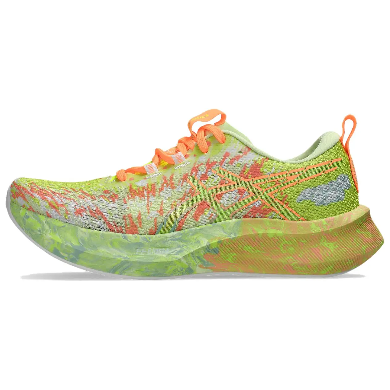 ASICS NOOSA TRI 16 Women's Low-Cut Running Shoes with Comfort, Durability, Breathability, and Bounce in Yellow-Green Trending Shoes, House White Official Shoes to Get / Maison Mihara