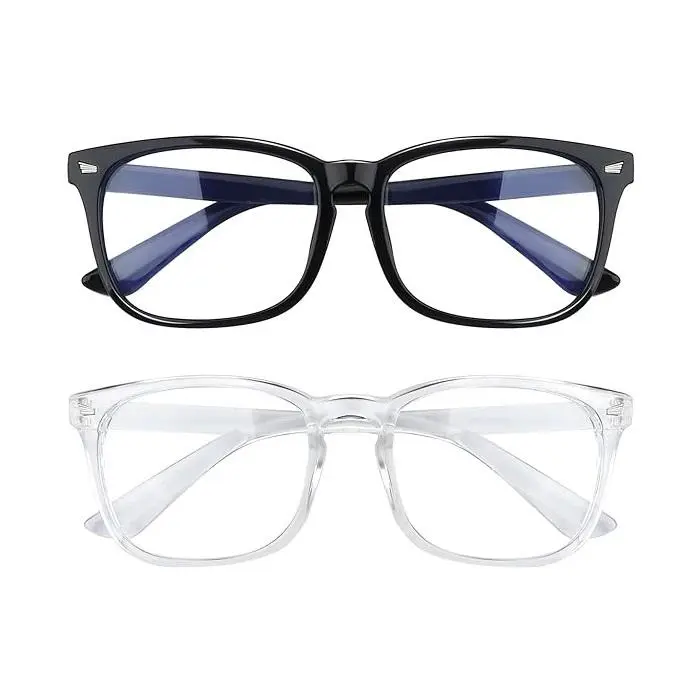 Blue Light Eyeglasses for Men Women,Glasses for Everyday Back To School Use, His and Hers Gifts, Frame Eyeglasses, Comfort Eyeglasses for Party