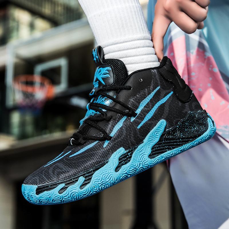 2026 New Model Three-ball Third Generation Basketball Shoes, High-top New Youth Practical Wear-resistant Sports Shoes