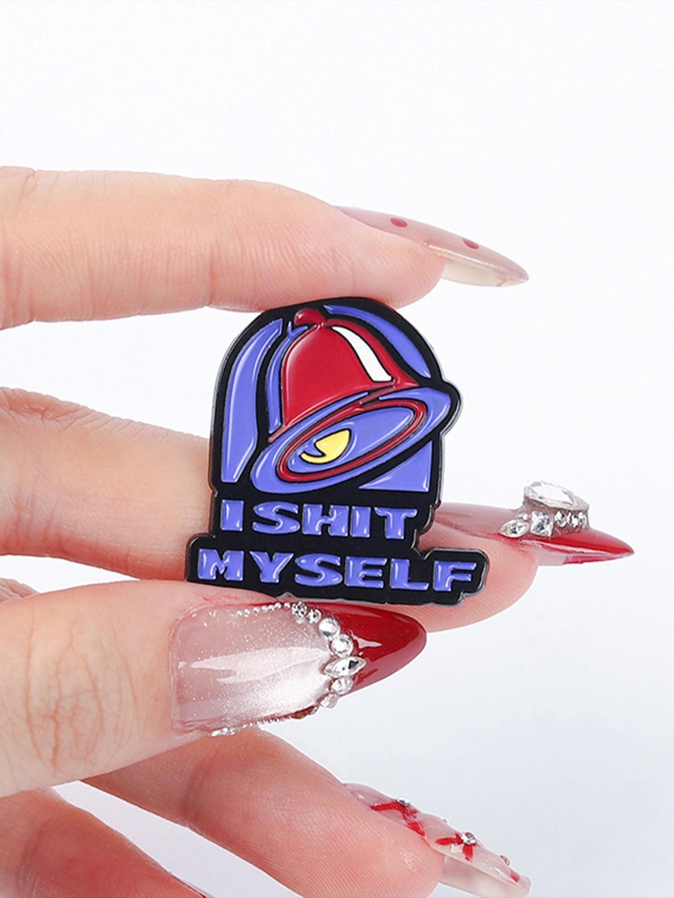 Cute Enamel Pin Brooch, Fashion Brooch for Women & Men, Enamel Pin Suitable for Backpacks, Jeans, Scarves, Hats Decoration, Casual Alloy Jewelry for Daily Wear, Hat Pins