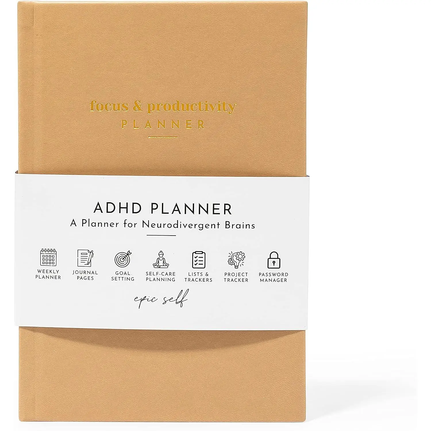 Planner for Adults: Focus Planner For Productivity - A planner for Neurodivergent Brains - Organization, Goal-Setting, and Time Management -  for Men and Women with
