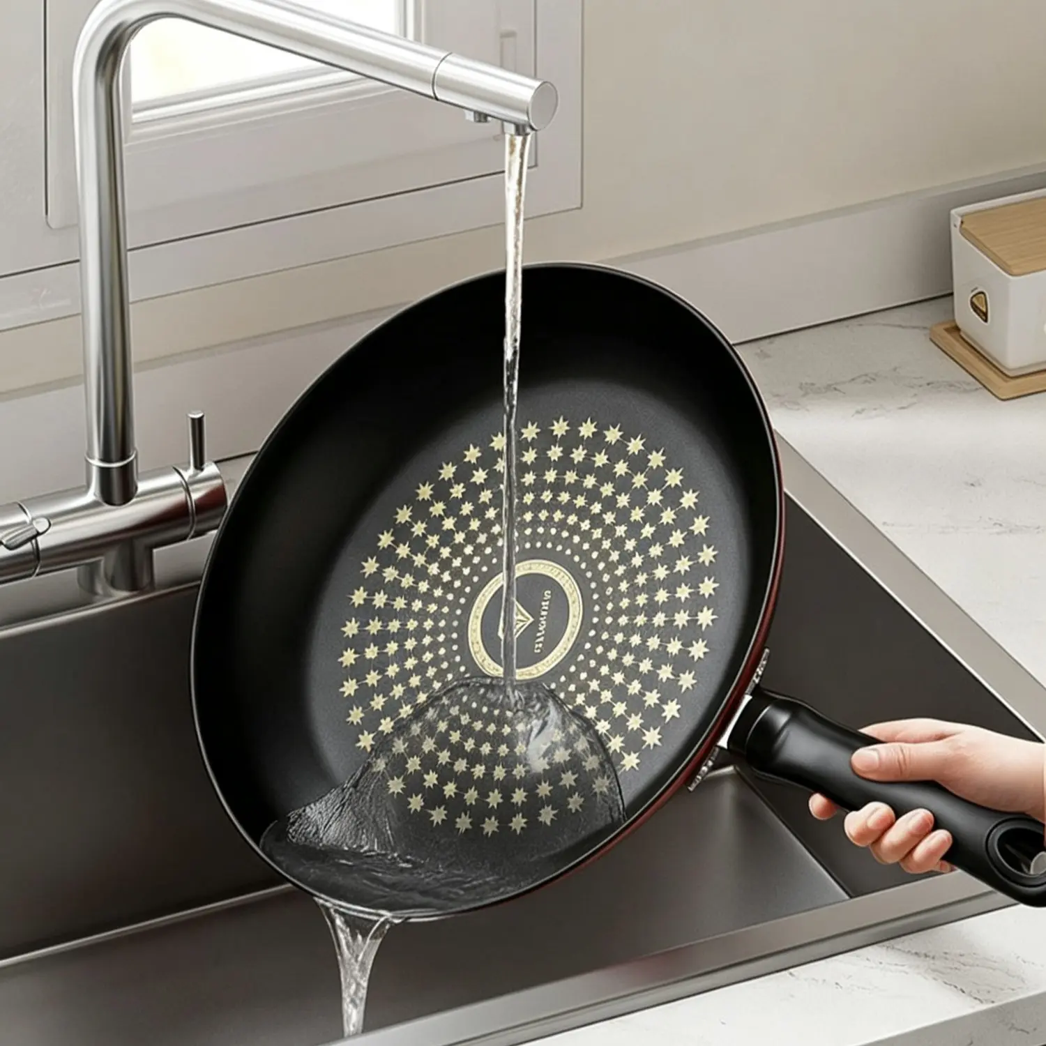 Diamond Coating Nonstick Frying Pan, Universal Skillet for Steak, Eggs, Pancakes, Everyday Cooking, Durable Kitchen Essential