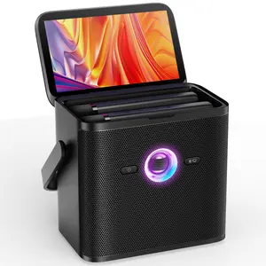 Ikarao Shell S3 Karaoke Machine for Adults, with Lyrics Display and Screen, Karaoke System for YouTube, 2 Wireless Microphones, Autotune & Echo, KaraFun Prime, Portable Karaoke Speaker for Home Outdoor Party