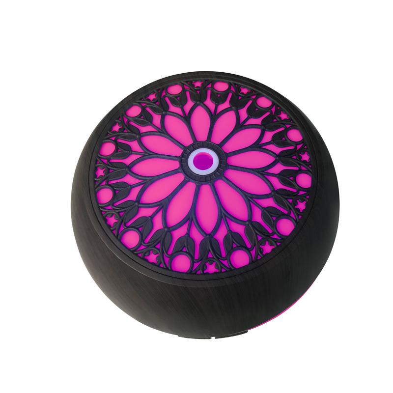 550ml Diffuser  6 Long Lasting Oils  Soundwave Humidification, Timer & Ambient Light for 800sqft Rooms