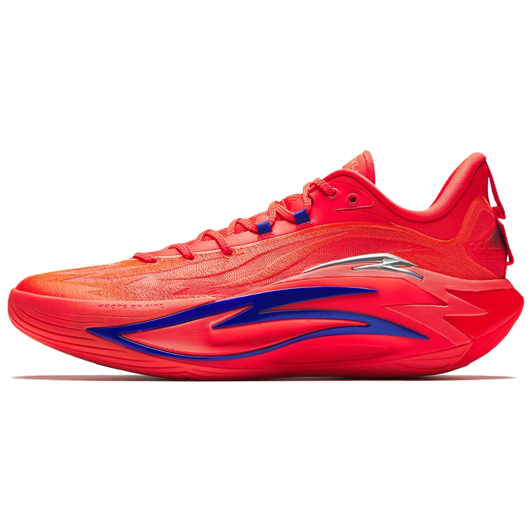 Anta A-SHOCK PRO Lava Men's Basketball Shoes - Low-Top, Cushioned Sole, Non-Slip Rubber Base, Durable, Torsion-Control, Midfoot Carbon Plate, Verifiable Credentials, Global Authentication Support